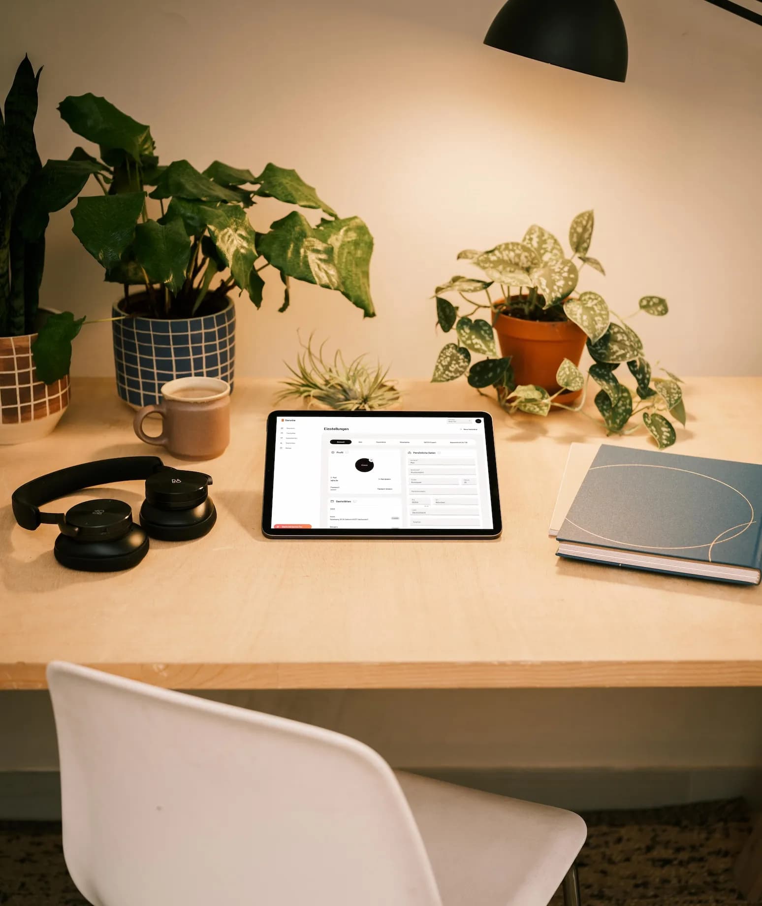 Einstellungen im Servire Web desk