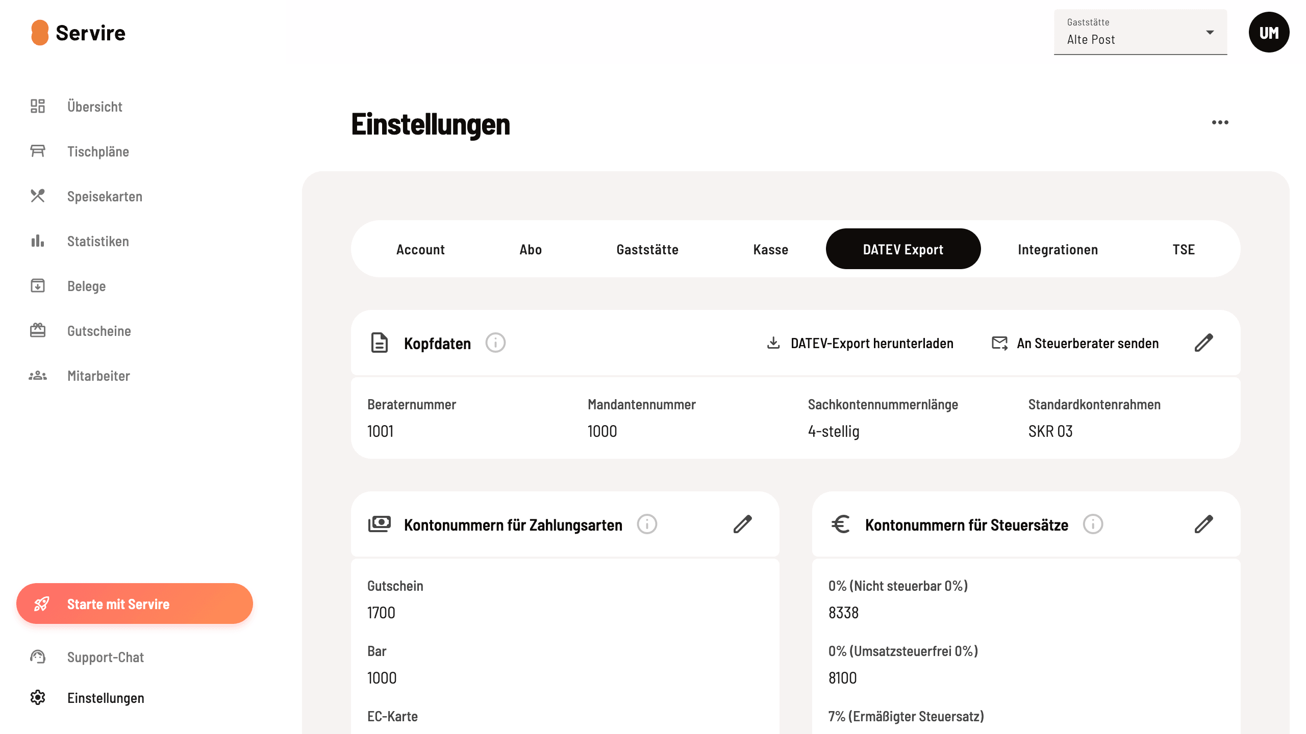 Bereich auswählen