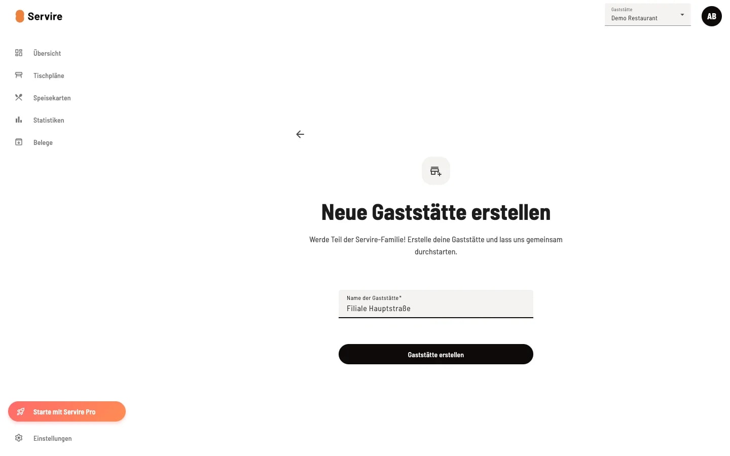 3. Name vergeben und bestätigen