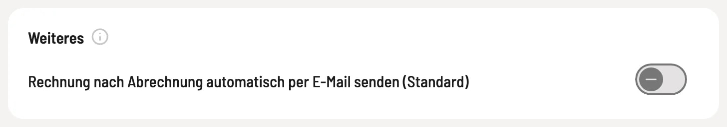 Abschnitt Weiteres