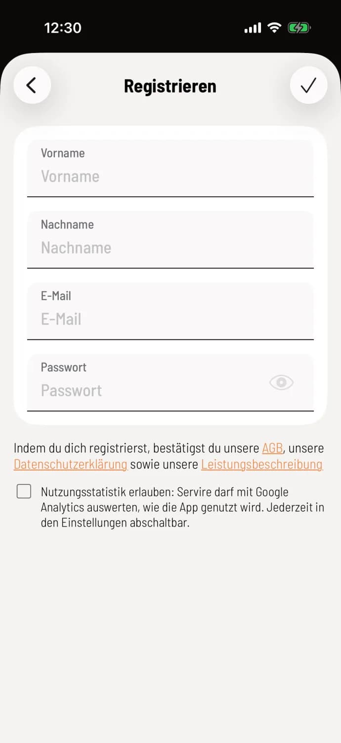 Formular ausfüllen