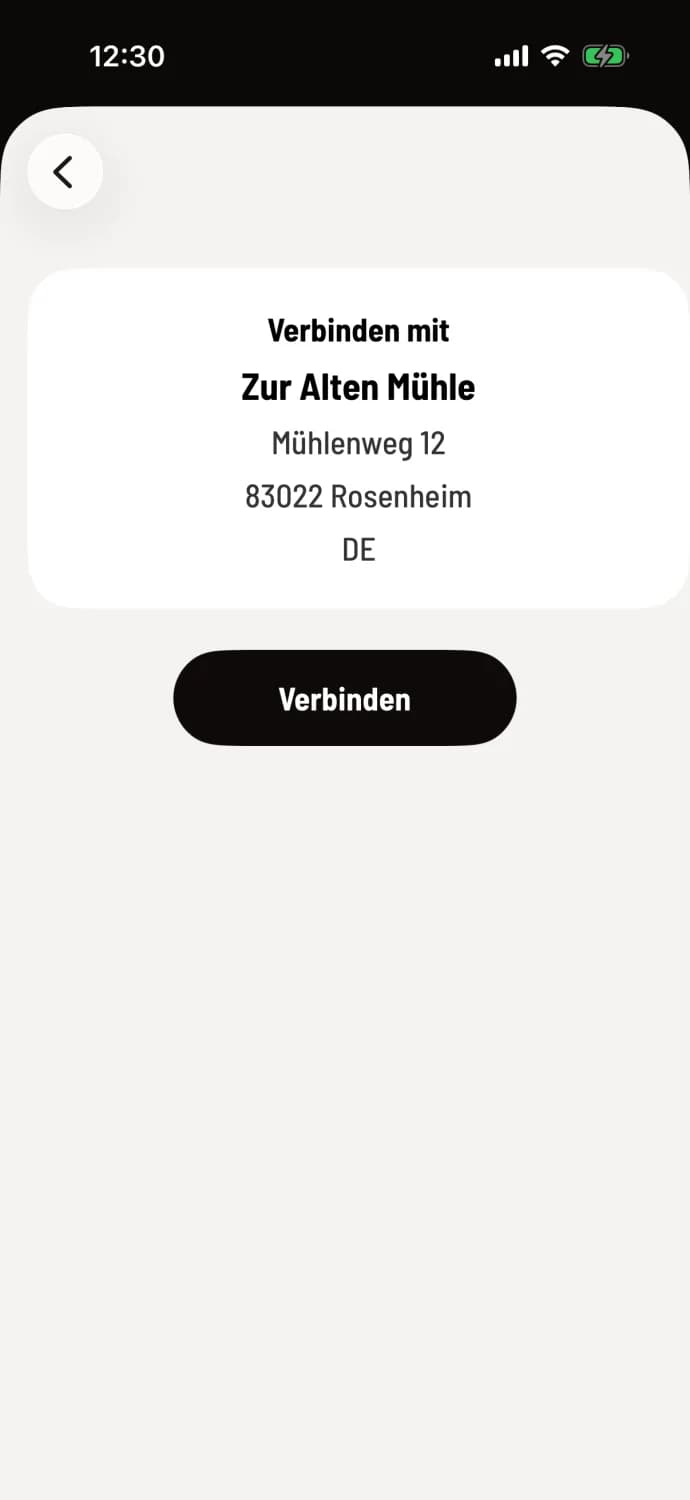 Betrieb bestätigen