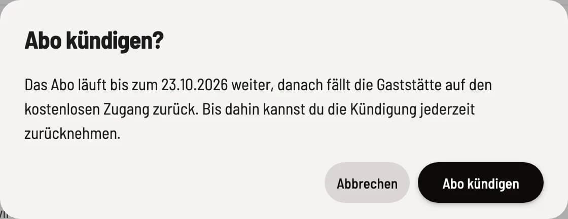 Enddatum prüfen