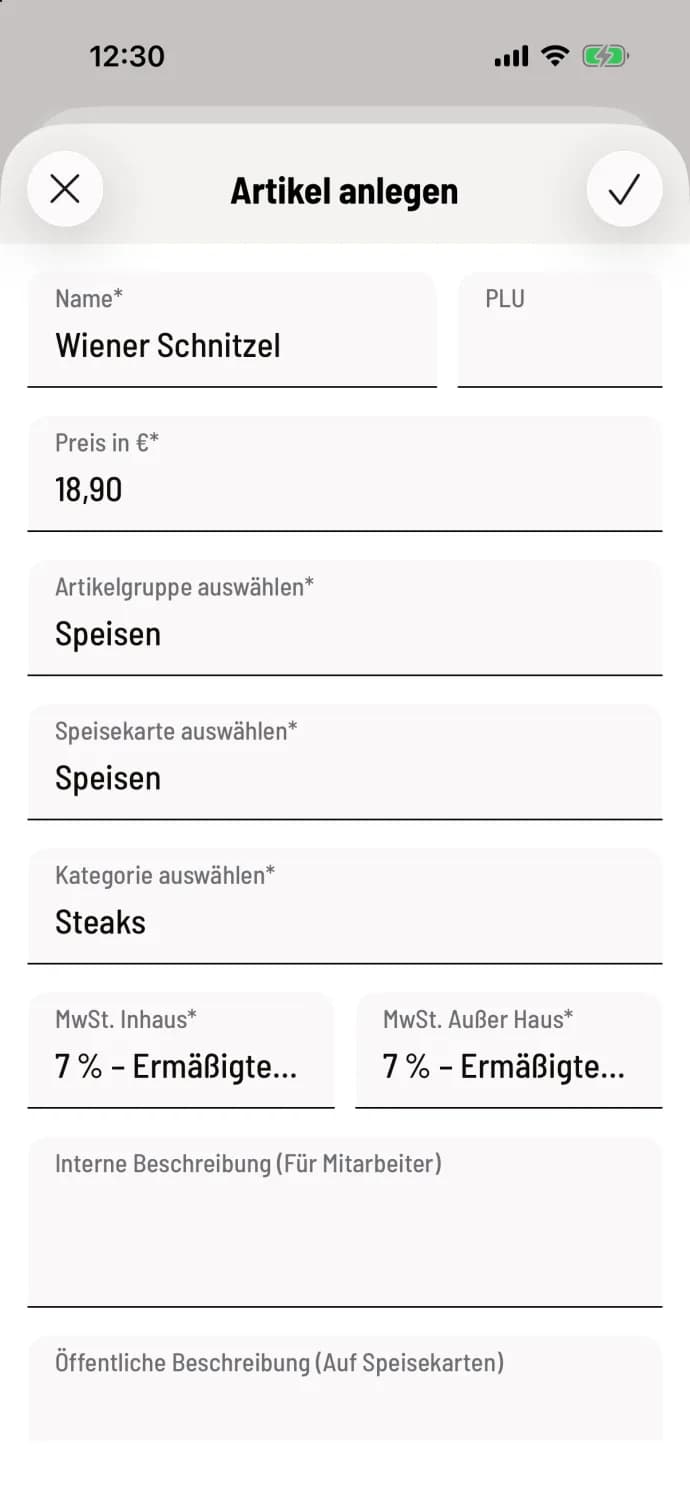 Formular ausfüllen