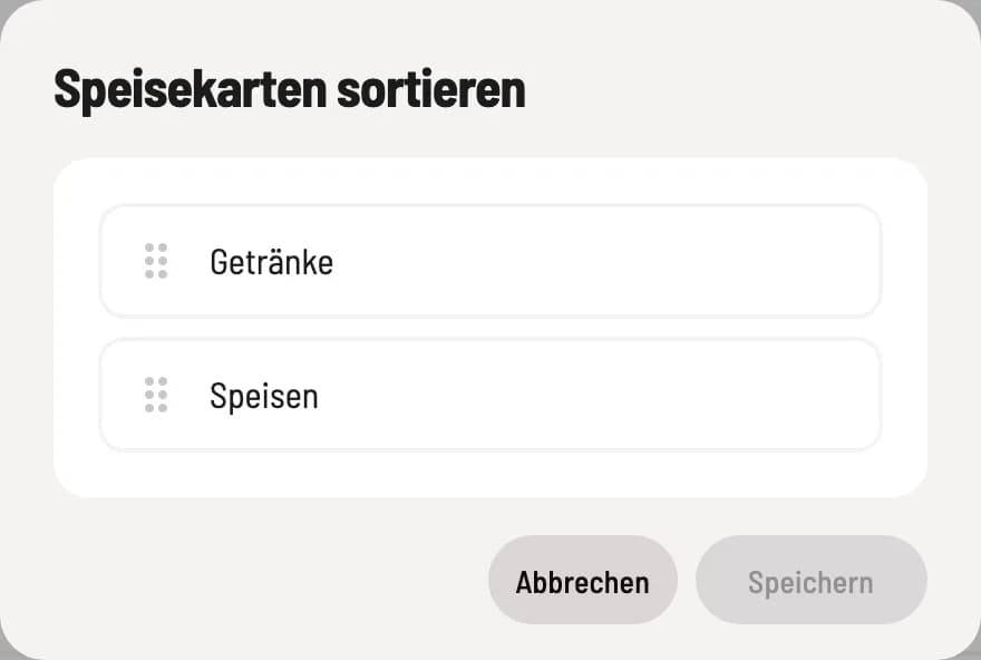 Reiter umordnen