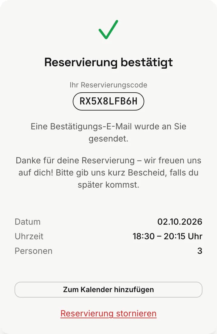 Bestätigung