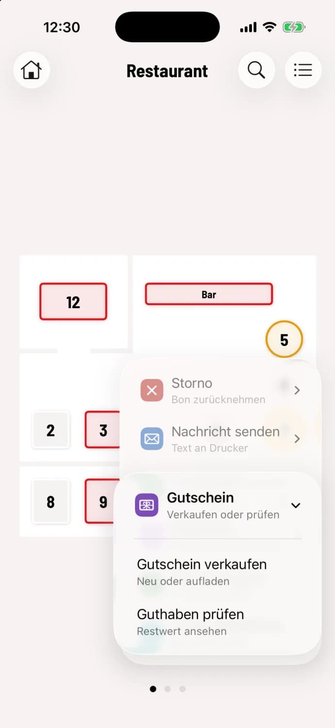 Open submenu