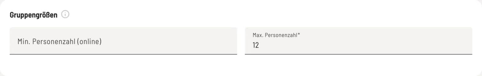 Limit the number of people