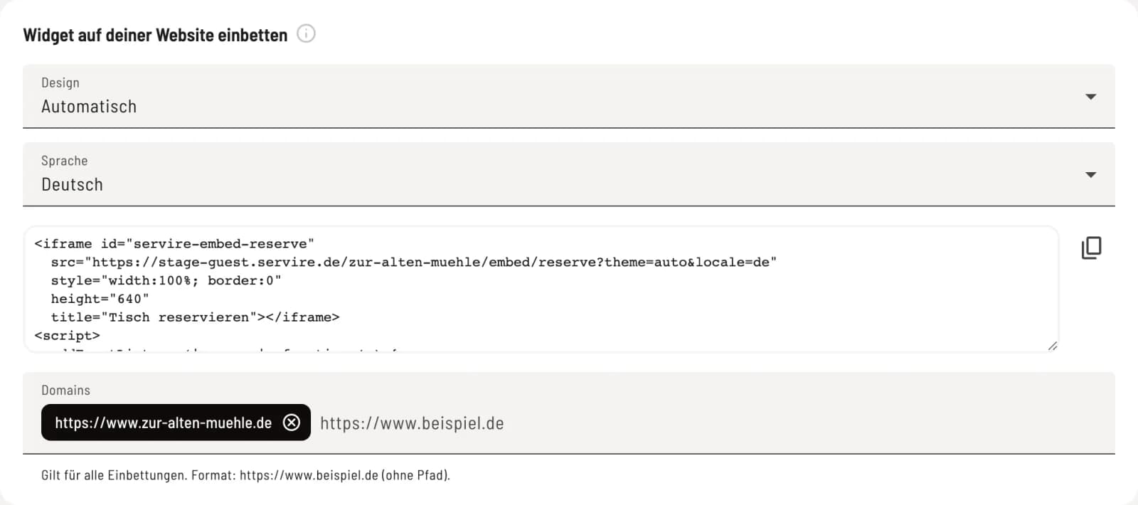 Design, Sprache, Code, Domains