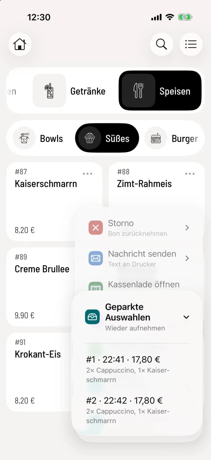 Wieder aufnehmen