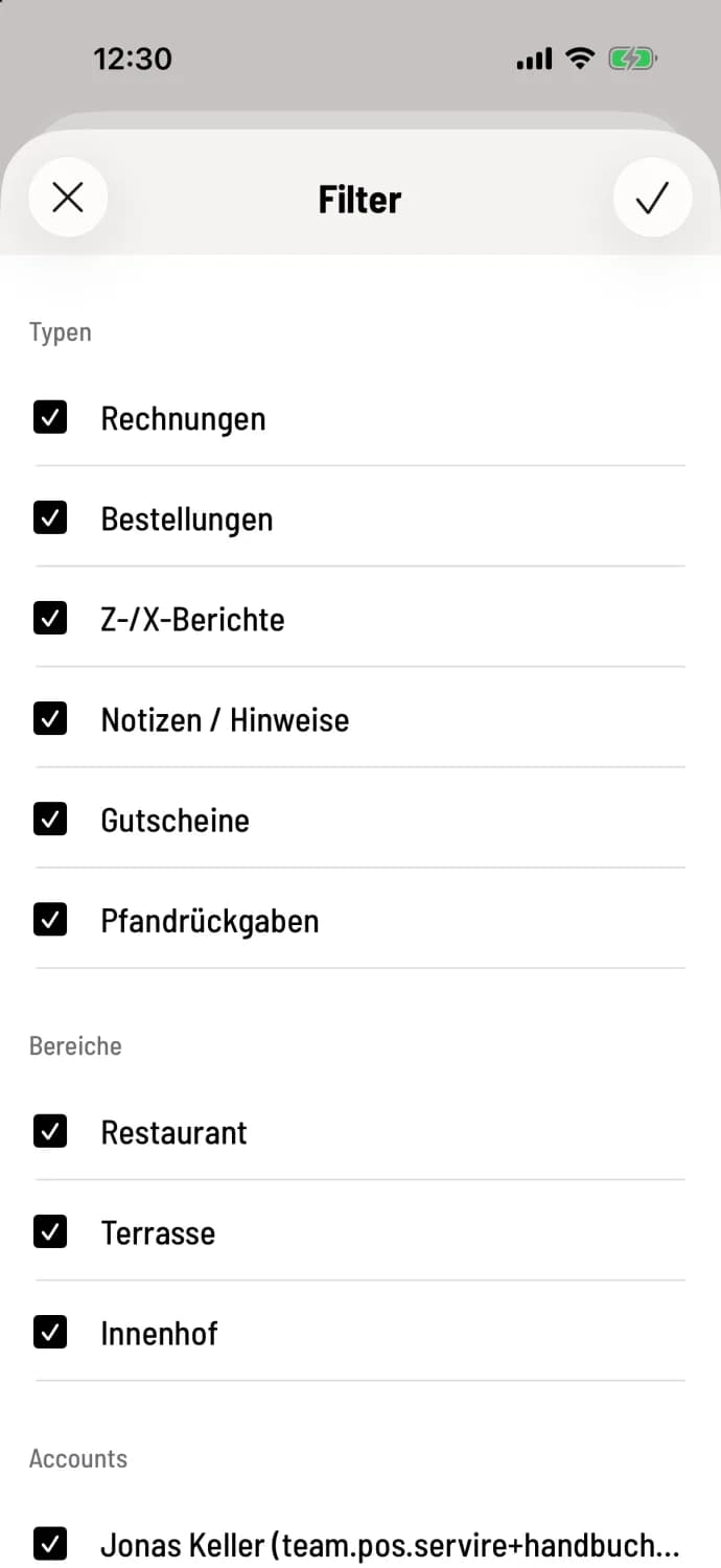 Filter öffnen