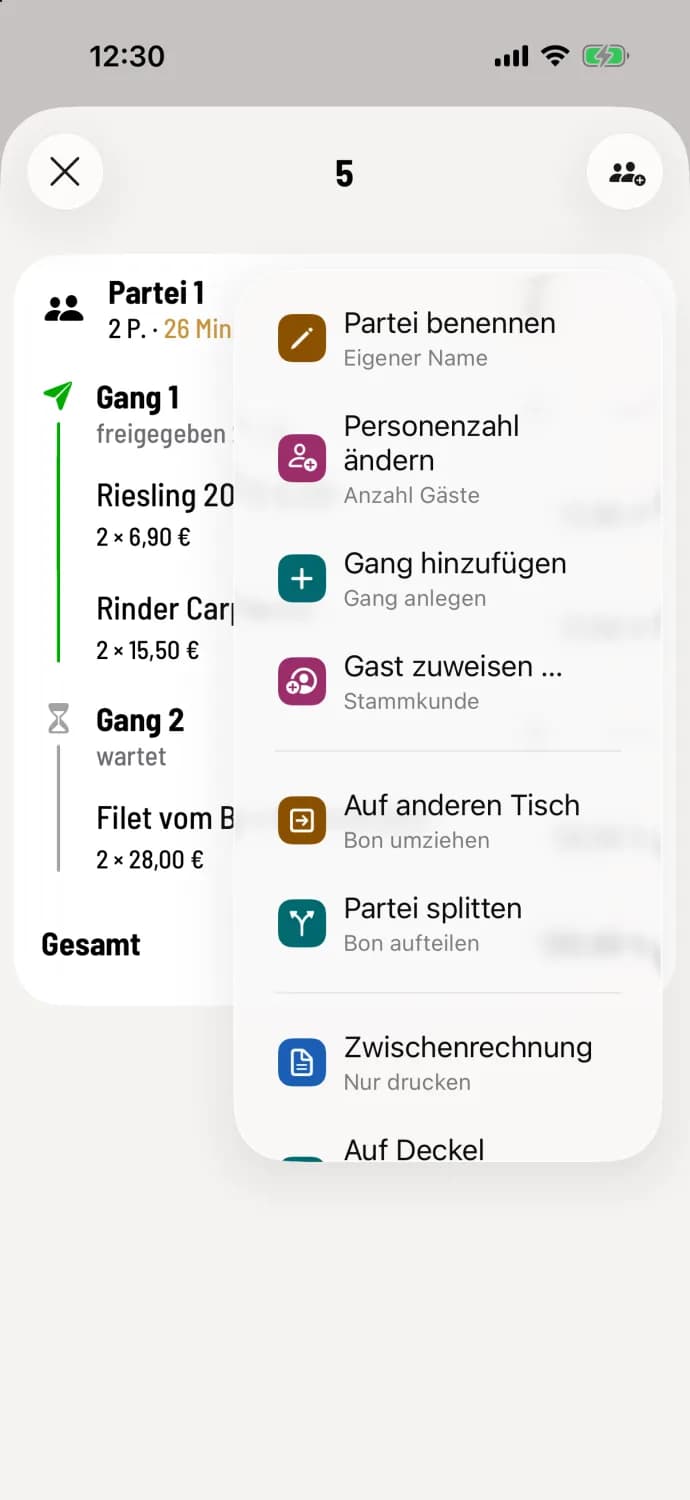 Gänge hinzufügen