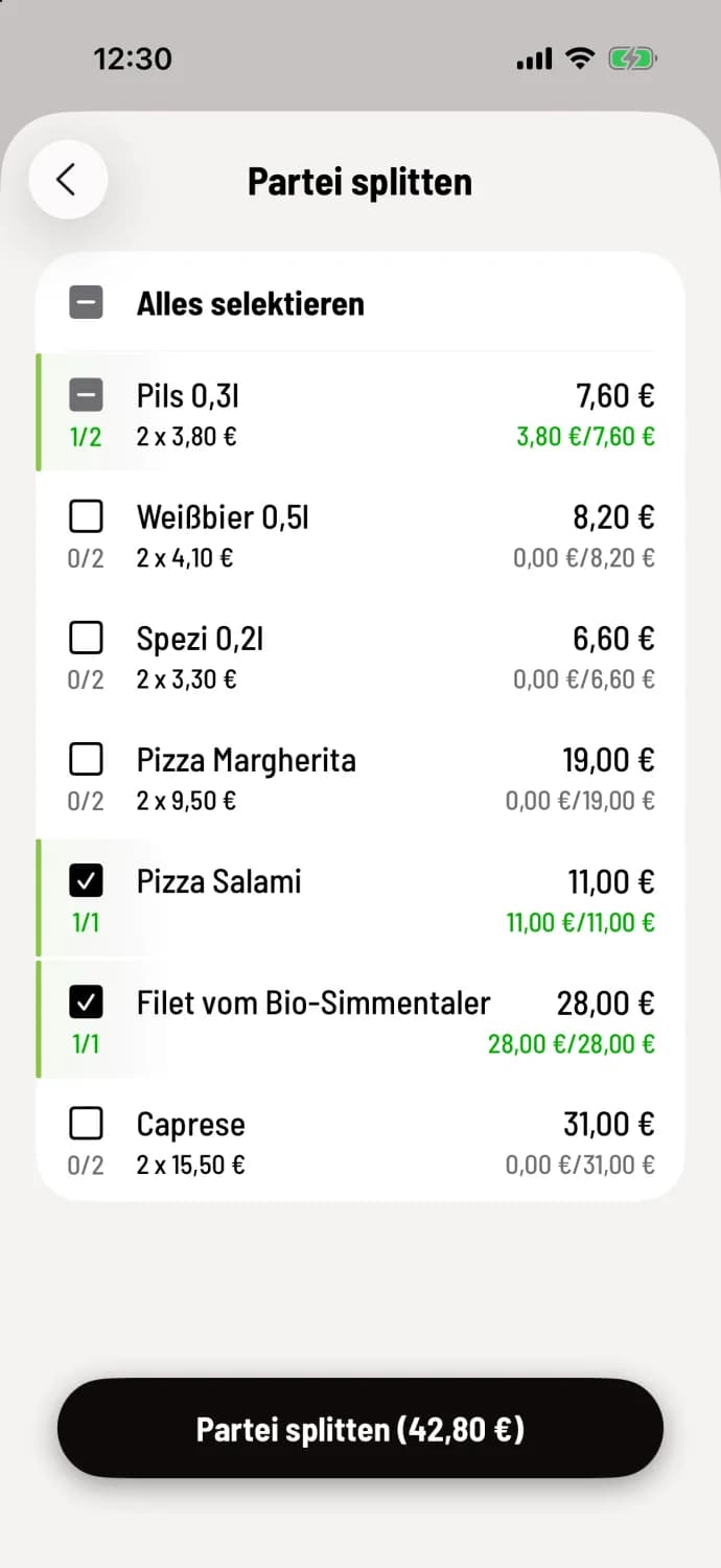 Artikel auswählen