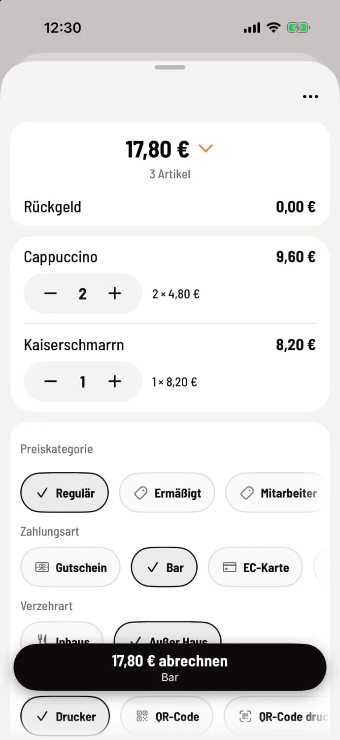 Abrechnen