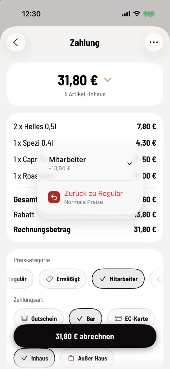 Back to normal prices
