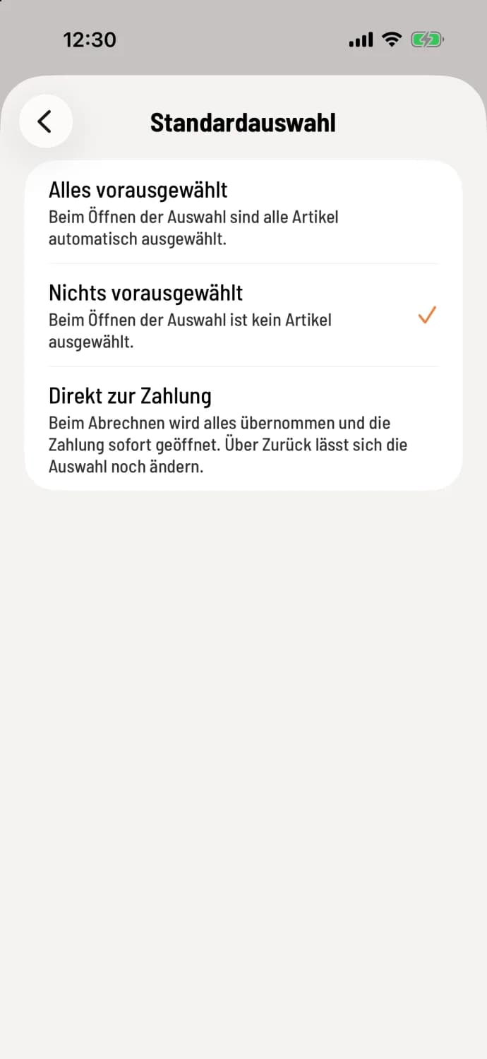 Select default option