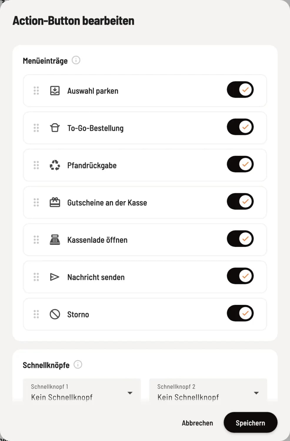Einträge wählen und sortieren