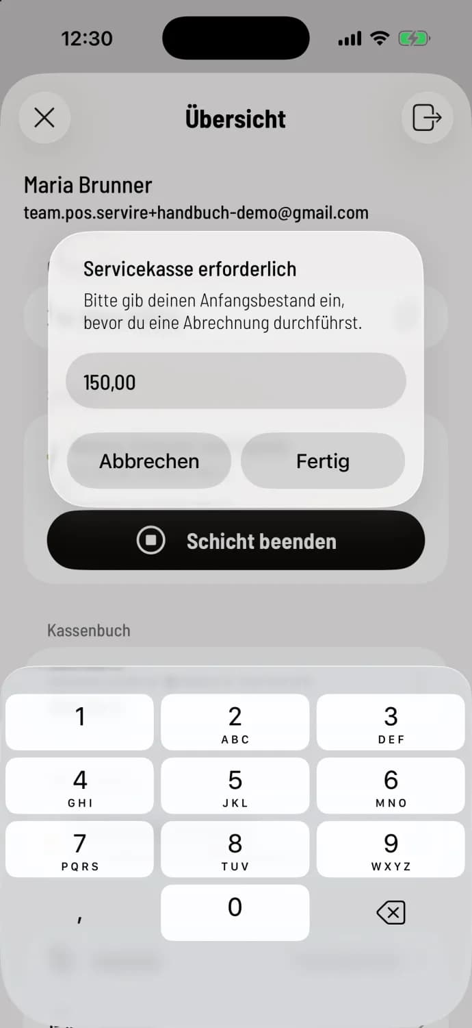 Enter amount