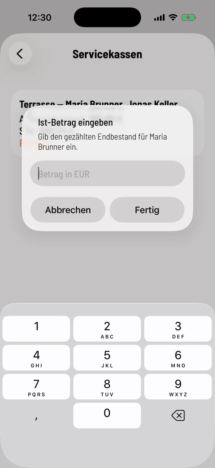 Für einen Kollegen zählen