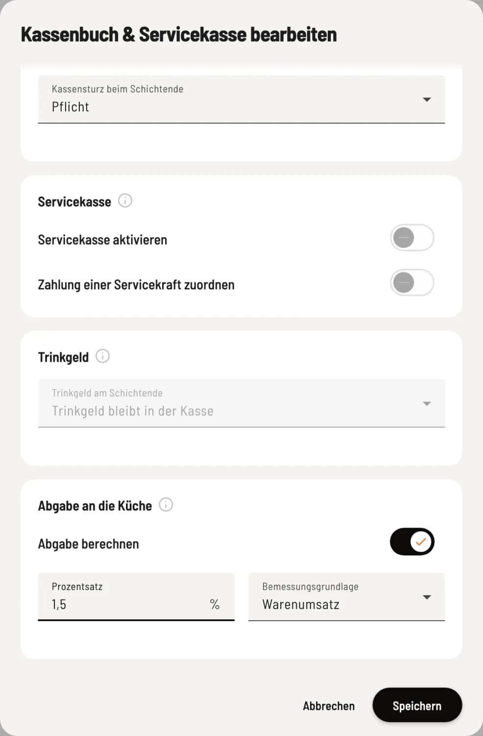 Calculate fee