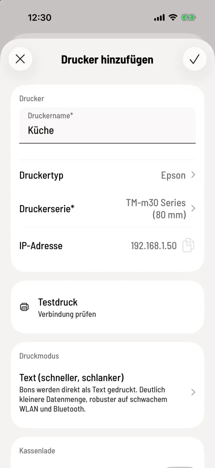Check name and type