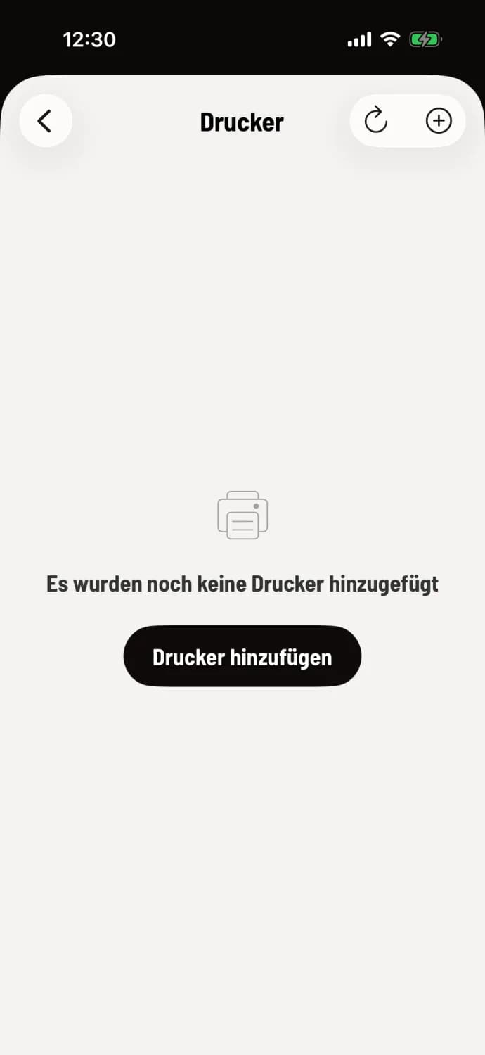 Open printer list