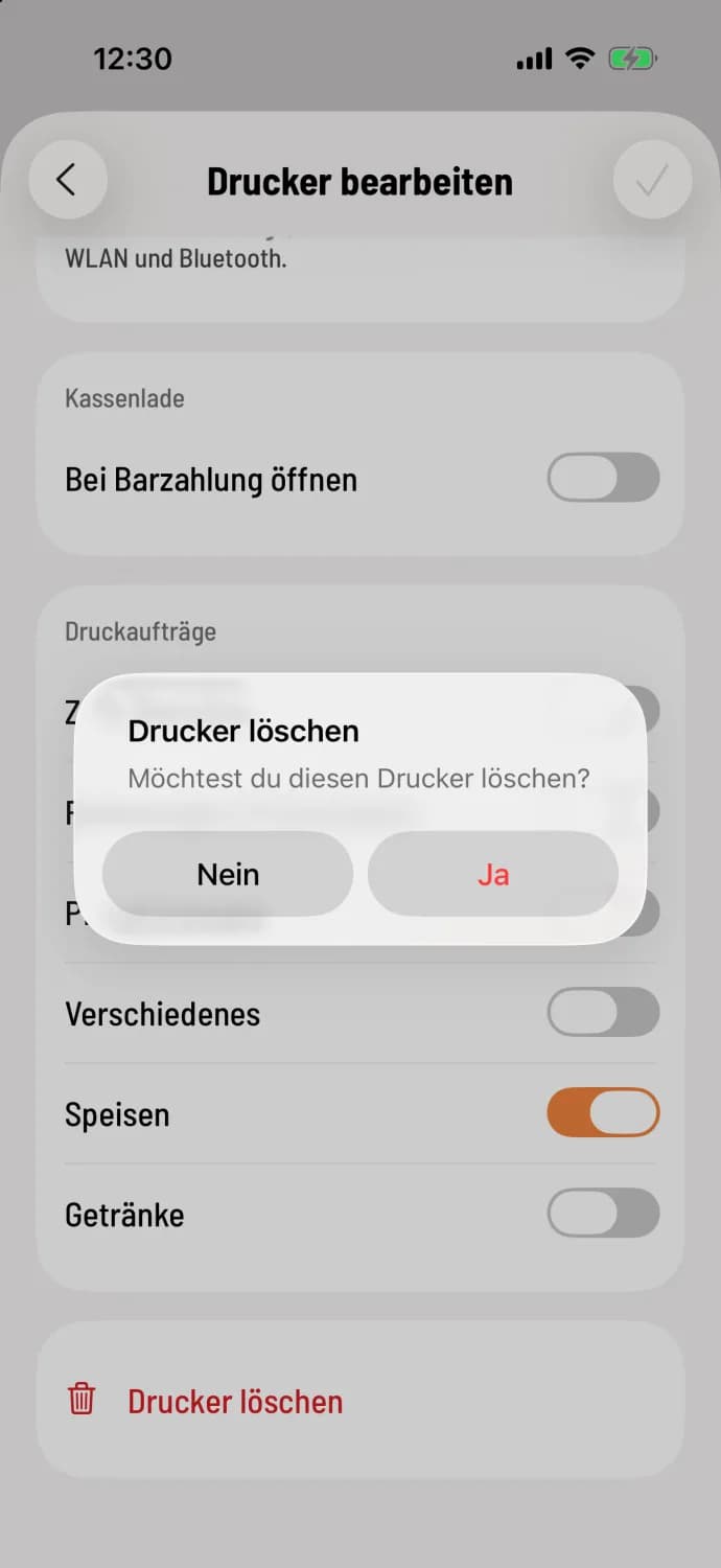 Drucker löschen