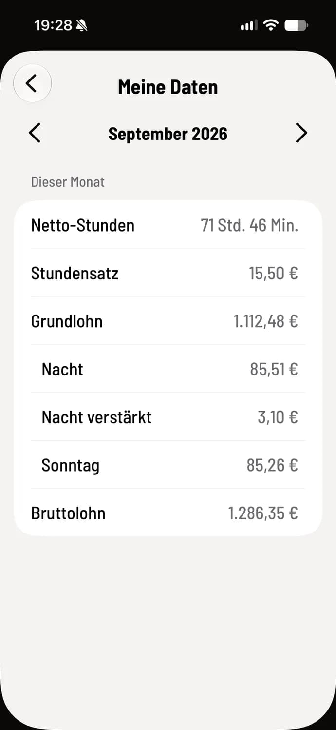 Meine Daten