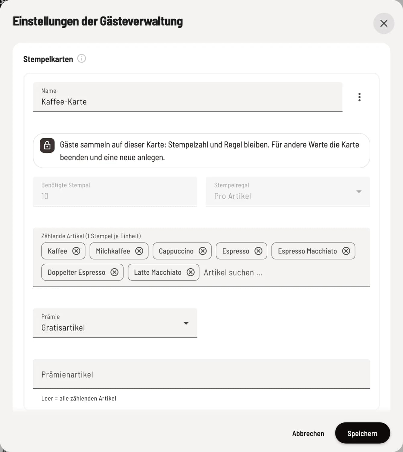 Open settings