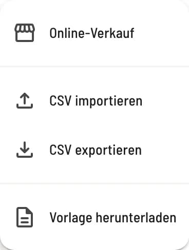 Menü …