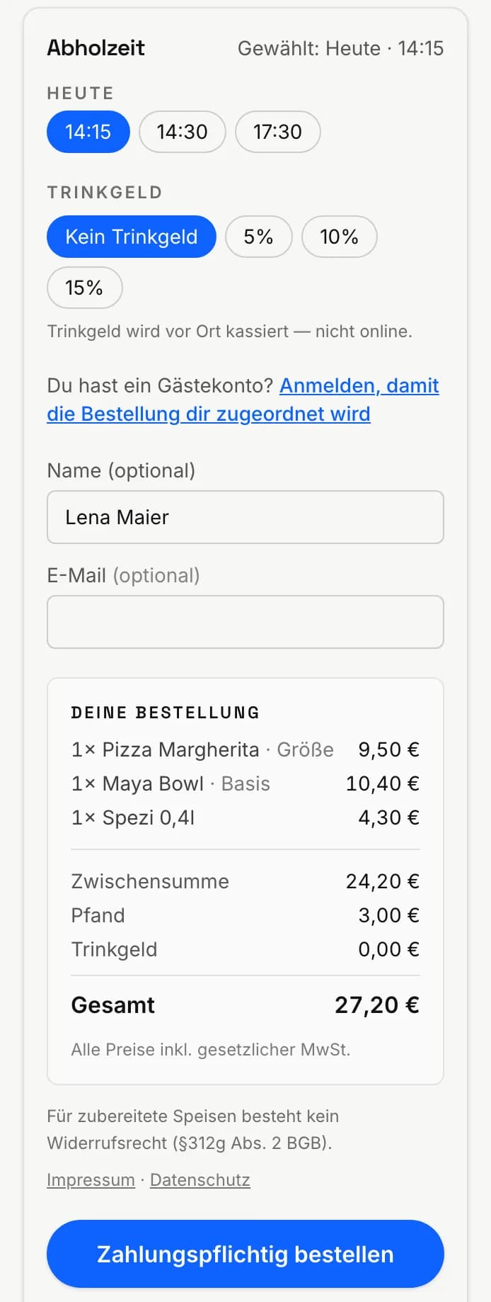 Order