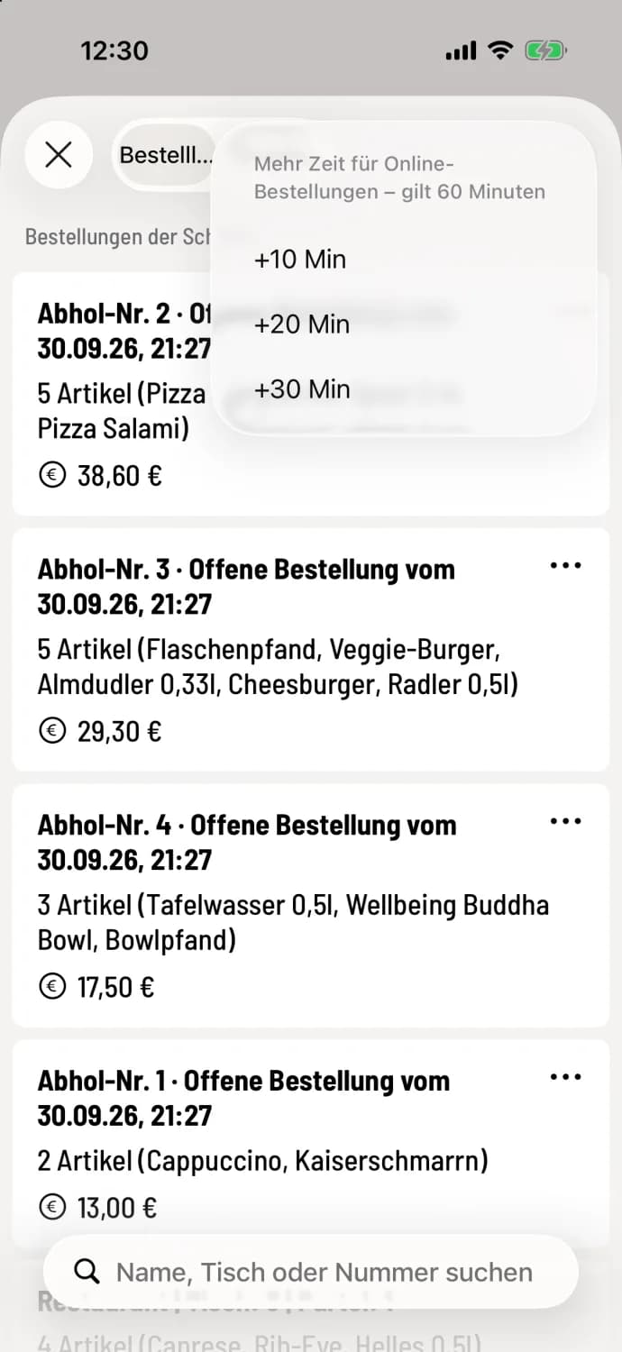 Viel los an der Kasse