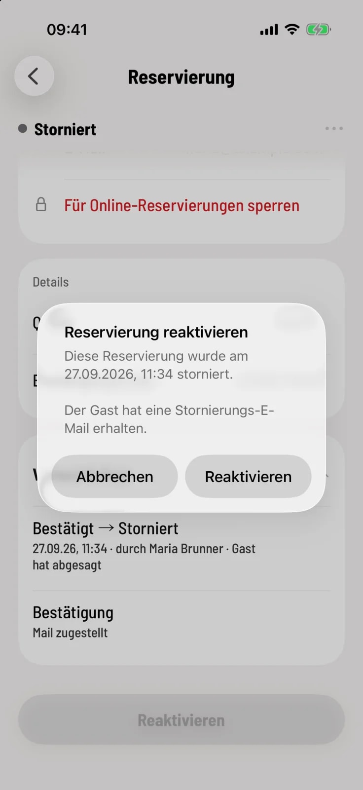 Reaktivieren