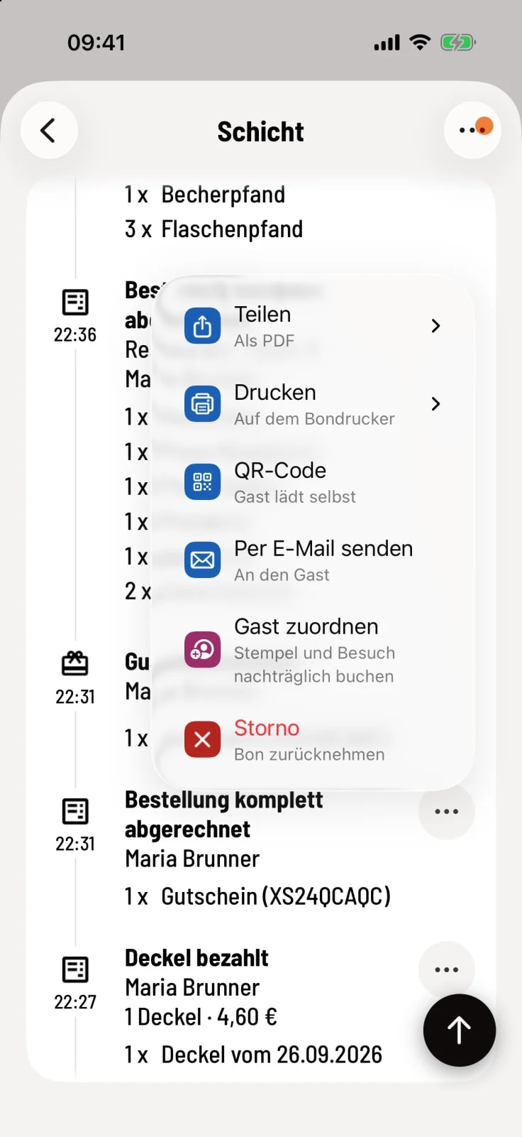 Beleg zuordnen