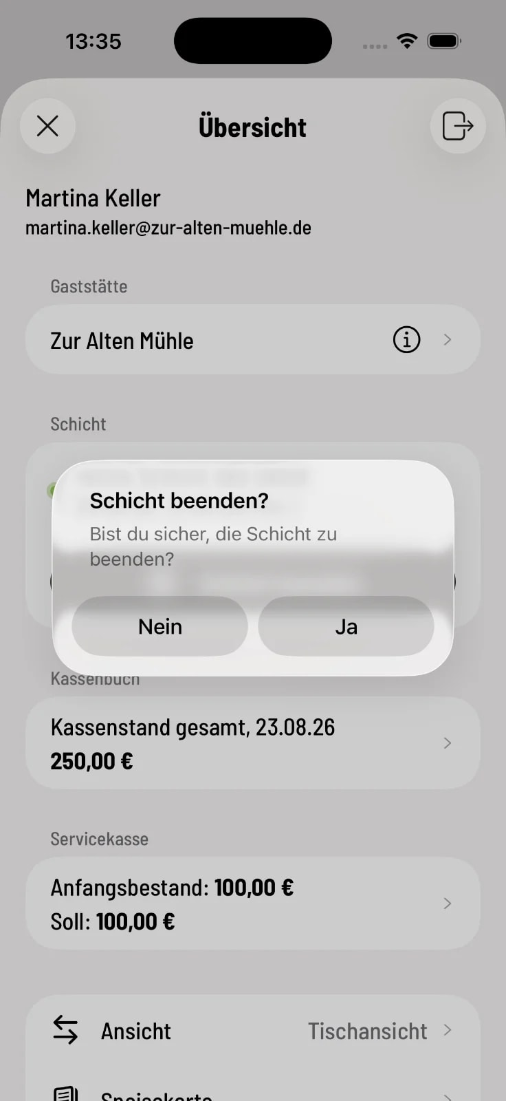 Fertig!