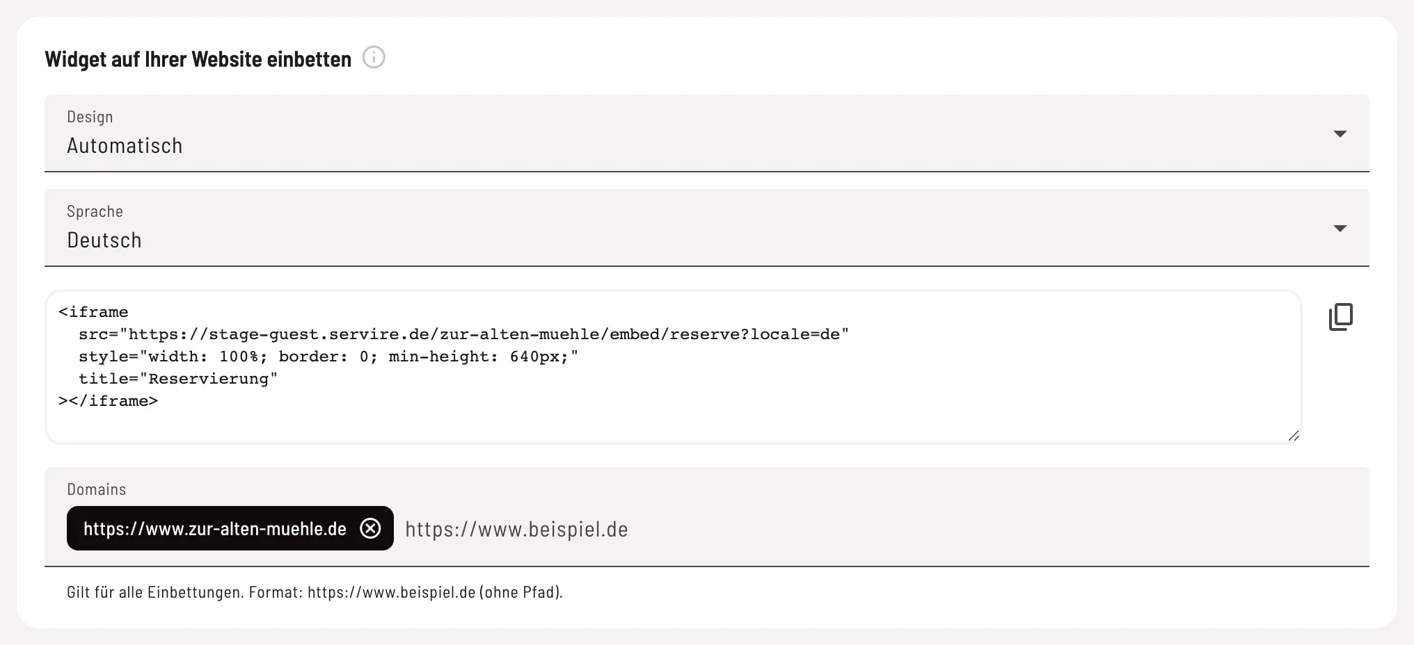 Design, Sprache, Code, Domains