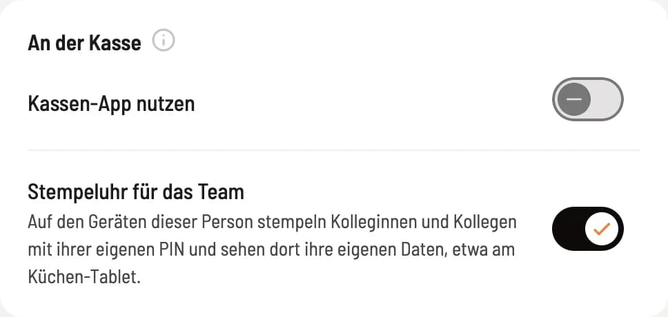 Konto für das Tablet einrichten