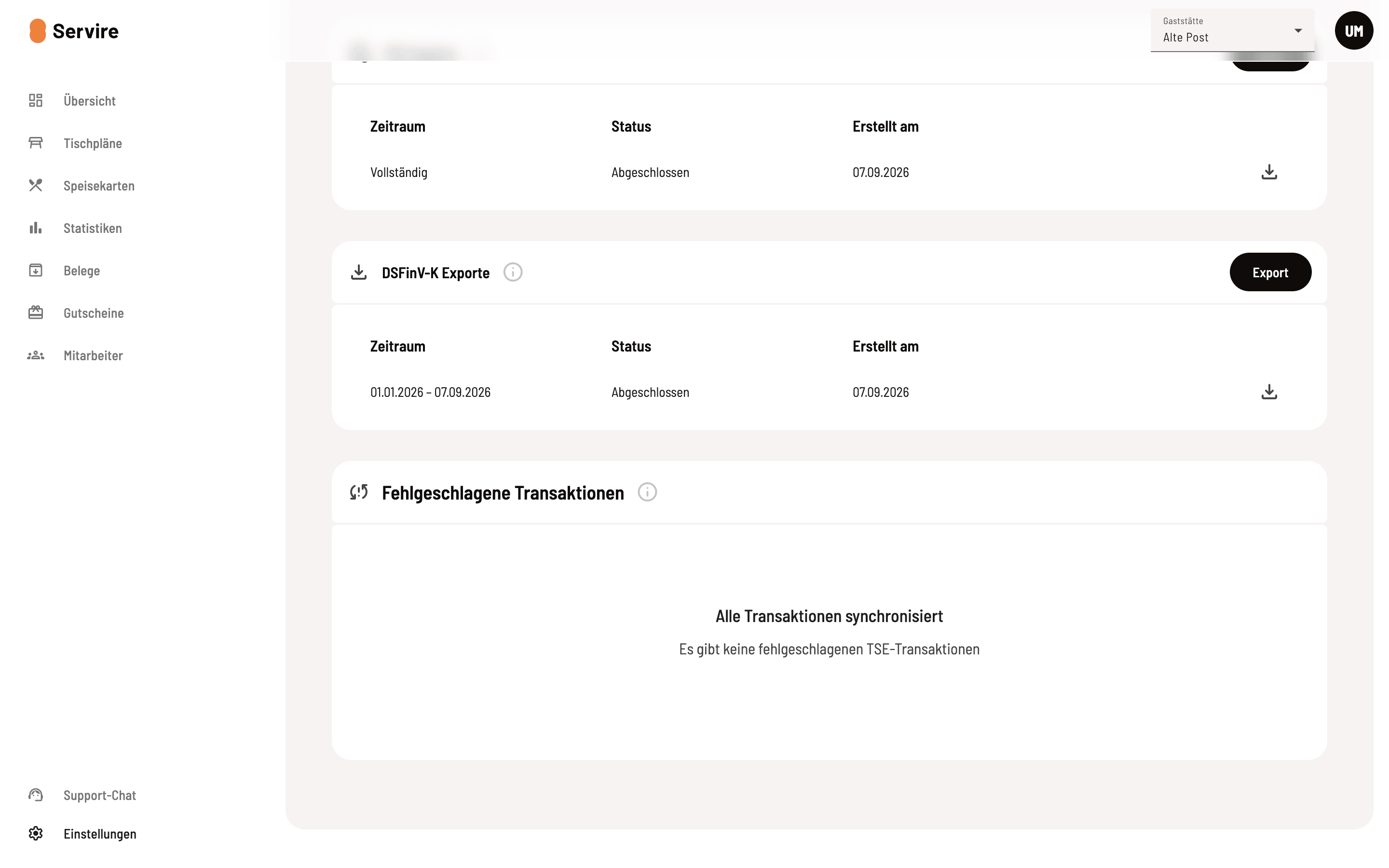 Download finished files